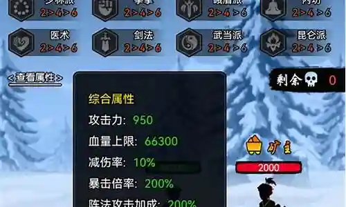 暗黑剑侠武功阵容搭配攻略插图