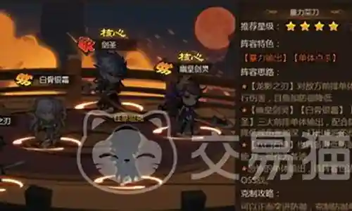 忍者时刻合作阵容怎么搭配插图