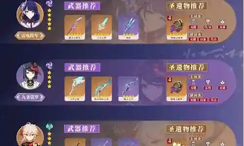 雷神阵容全部搭配图片插图