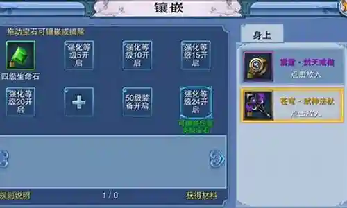 仙域武器镶嵌物插图