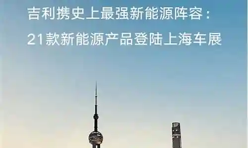 吉利上海车展阵容插图