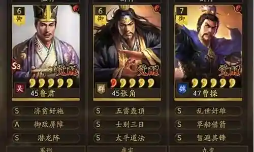 蜀吴抵抗曹操阵容搭配插图
