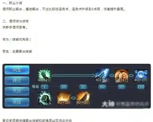 倩女幽魂手游射偃师技能加点插图1