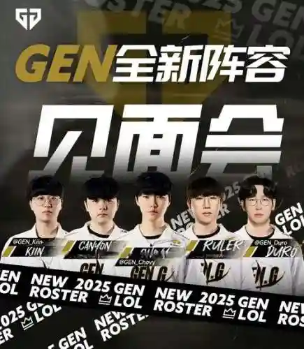 gen参赛阵容插图