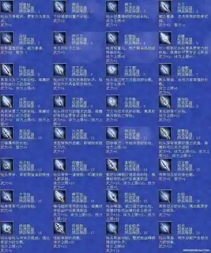 三国群英武器编码插图1