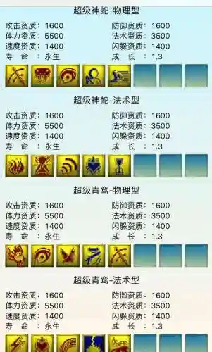 梦幻西游特殊神兽技能插图1