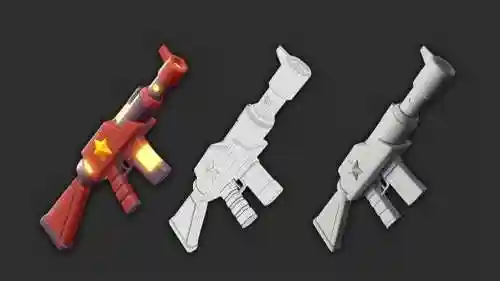 maya动画替换武器插图1