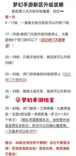 梦幻西游手游50级后攻略插图1