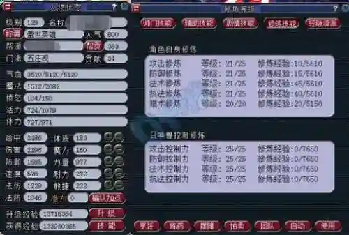 梦幻西游129敏天宫转五庄属性插图