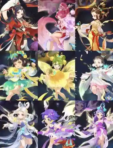 梦幻西游几种人物角色插图