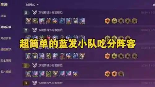 排位赛蓝方阵容搭配插图