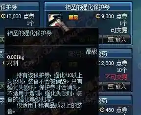 神圣的武器强化保护插图