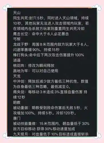 天龙八部更多技能格插图1