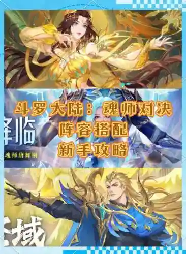 斗罗大陆2推荐阵容搭配_1插图1