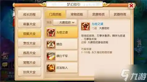 梦幻西游2大唐单挑加点插图