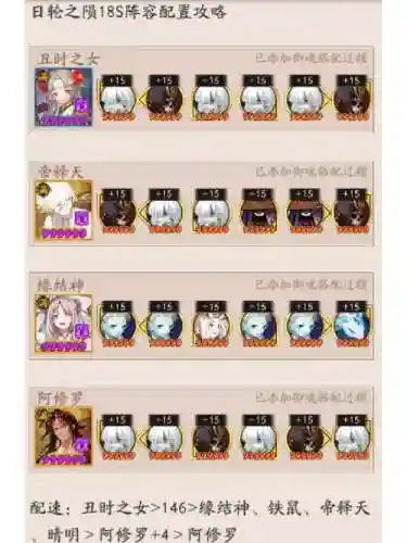 日陨阵容插图