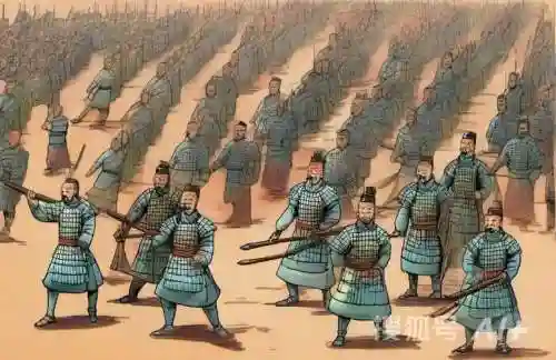 复原秦军阵容插图