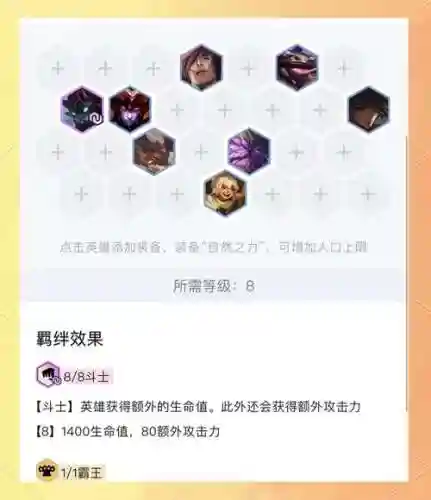 云顶八斗士阵容搭配插图1