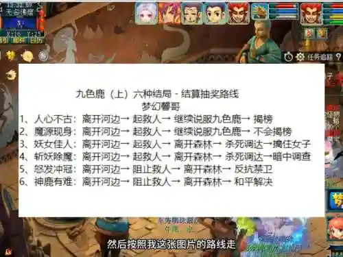 梦幻西游九色鹿奖励最好路线插图