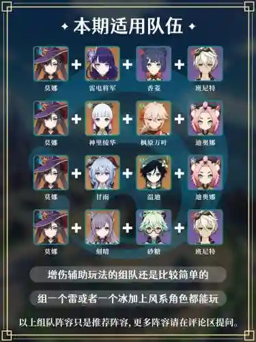 莫娜2.3阵容怎么搭配_1插图