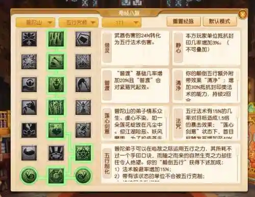 咒师pt梦幻西游，梦幻西游咒师普陀经脉加点插图1