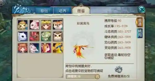 新诛仙怎么给黄鸟打4技能，诛仙手游黄鸟技能怎么学四个插图1