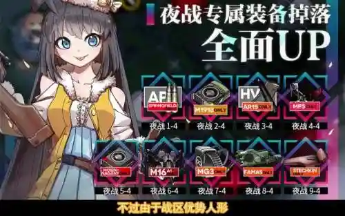 少女前线装备hg夜战，少女前线夜战专属装备有哪些插图1