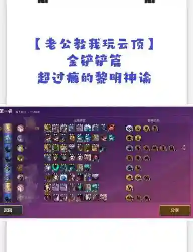 云顶之弈阵容搭配黎明，2021云顶之弈黎明阵容及出装插图