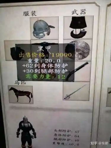 骑马与砍杀火与剑装备图解，骑马与砍杀火与剑最好的装备哪里买插图1