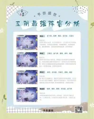 盛世芳华中随从阵容搭配，盛世芳华随从最强搭配插图1