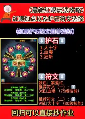 红眼技能加点新手，红眼最新技能加点插图1